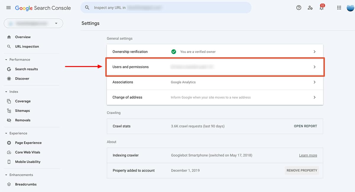 How to Add a User to Google Search Console – Blue Hills Digital